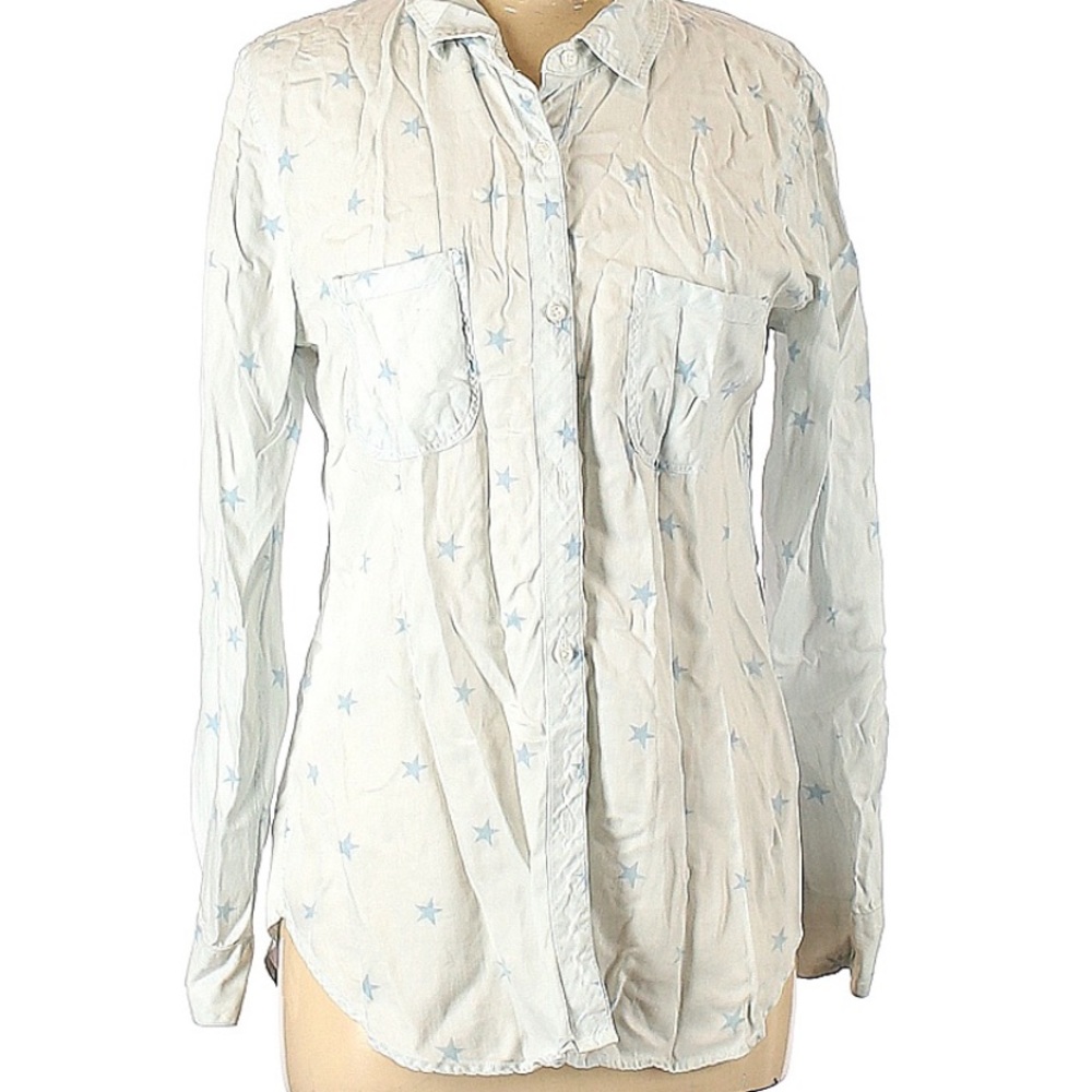 Not for sale ✨ Rails Ivory Button-up with Blue Stars ✨ - Picture 4 of 6